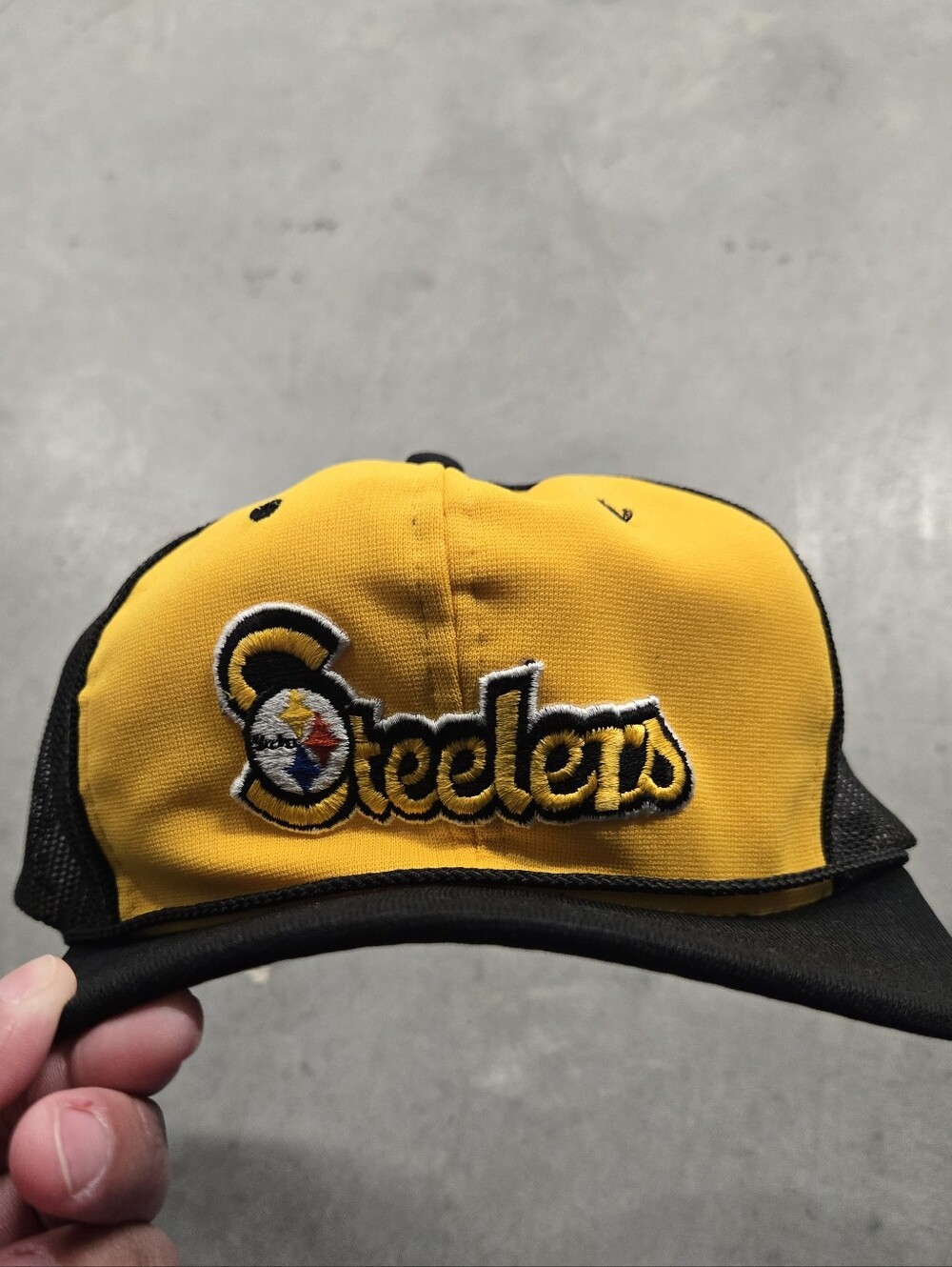 Pittsburgh Steelers Yellow and Black Trucker Hat